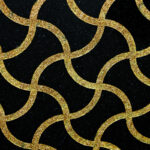 Nero Assoluto Gold Wave Polished Countertop Surface Westbury