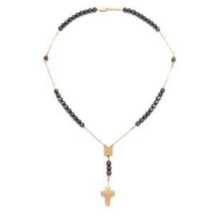 Rosary Necklace – Hematite