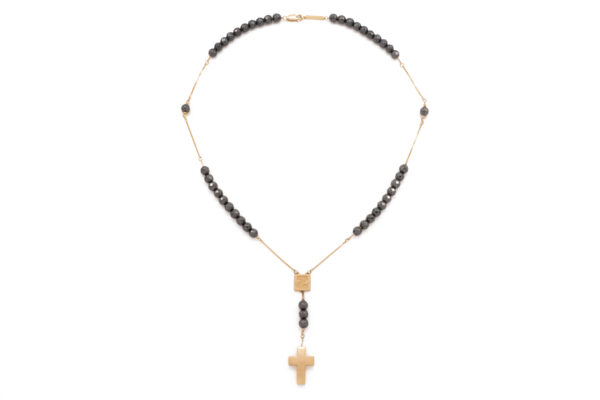 Rosary Necklace – Hematite