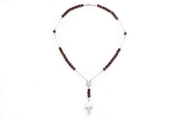 Rosary Necklace – Red Tiger Eye